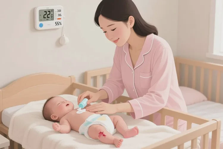 婴幼儿小腿偶尔长湿疹可以治愈吗(图1)