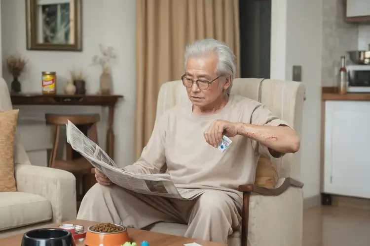 老人小腿上经常长湿疹不管它会自己痊愈吗(图1)