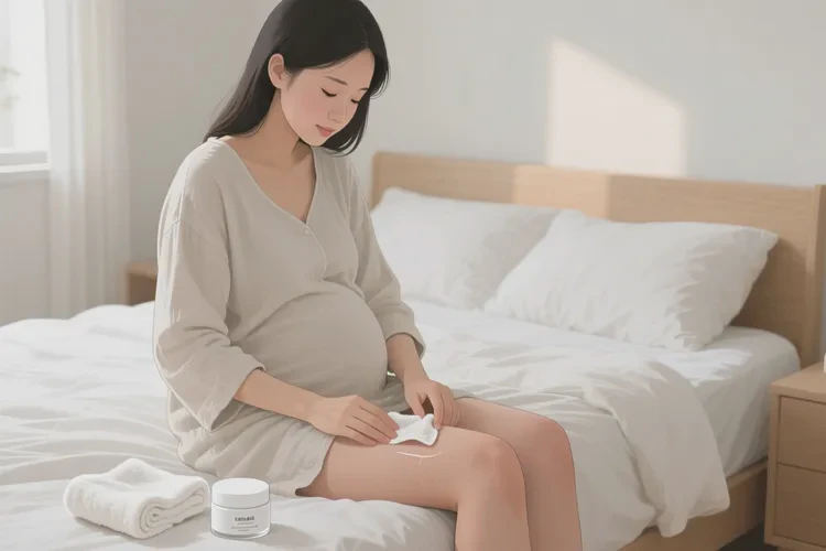 产妇大腿上容易起湿疹可以治愈吗(图1)