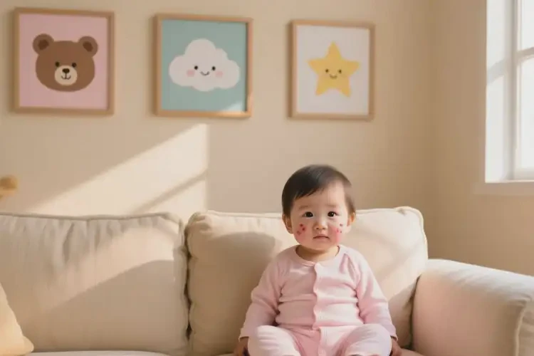 儿童脸上容易起湿疹能治好吗(图4)