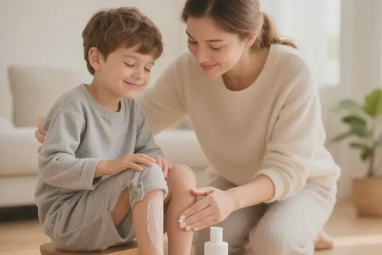 孩子肚子容易长湿疹能治好吗(图4)