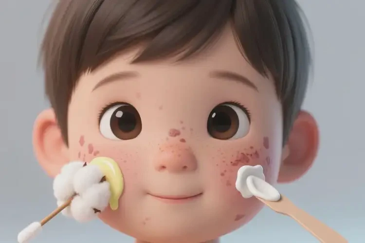 儿童面部经常长湿疹能治好吗(图2)