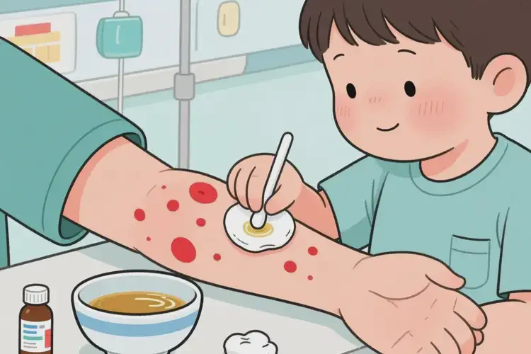 小孩手臂经常长湿疹能治好吗(图1)