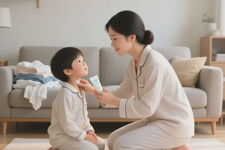 小孩脖子上偶尔长湿疹可以治愈吗(图2)