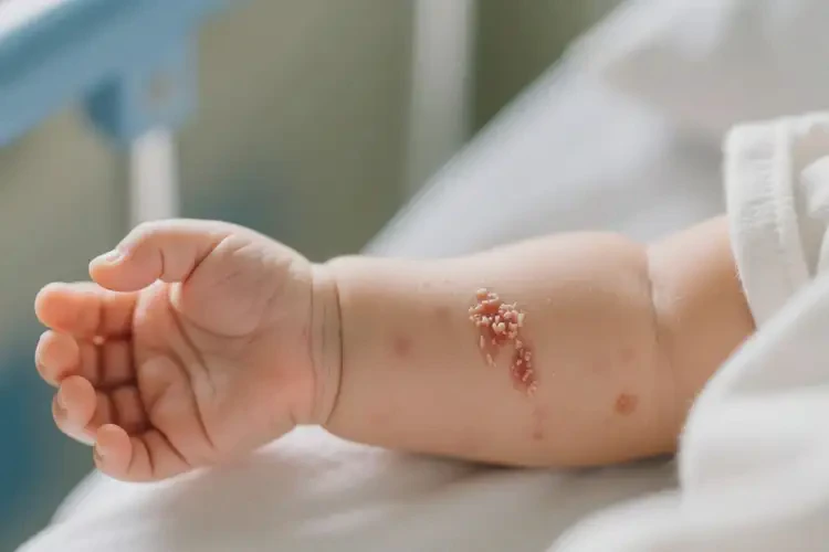 婴儿手臂上起湿疹能治好吗(图2)