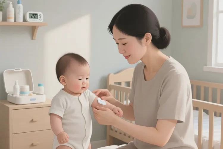 婴儿手臂上偶尔起湿疹可以治愈吗(图1)