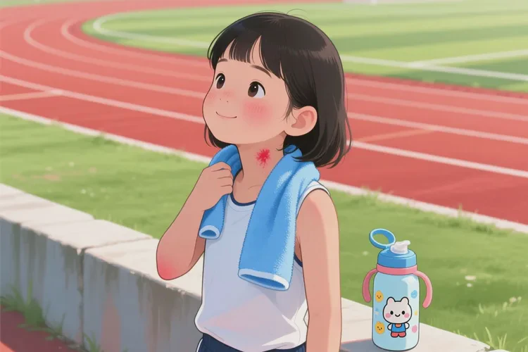 孩子身上偶尔长湿疹可以治愈吗(图3)