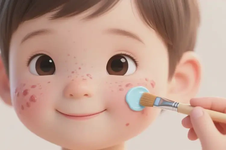 儿童面部经常长湿疹能治好吗(图4)