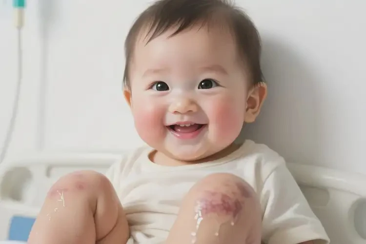 儿童大腿有湿疹能治好吗(图4)