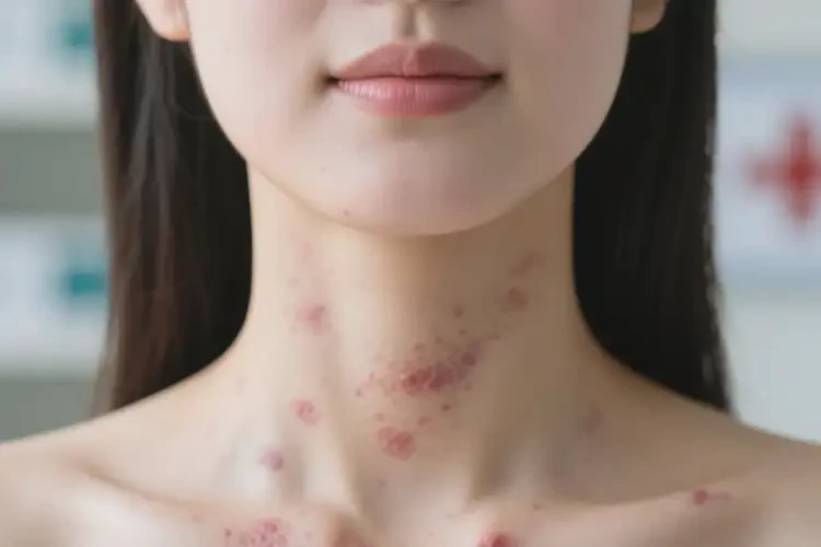 女性脖子上出湿疹能治好吗(图4)