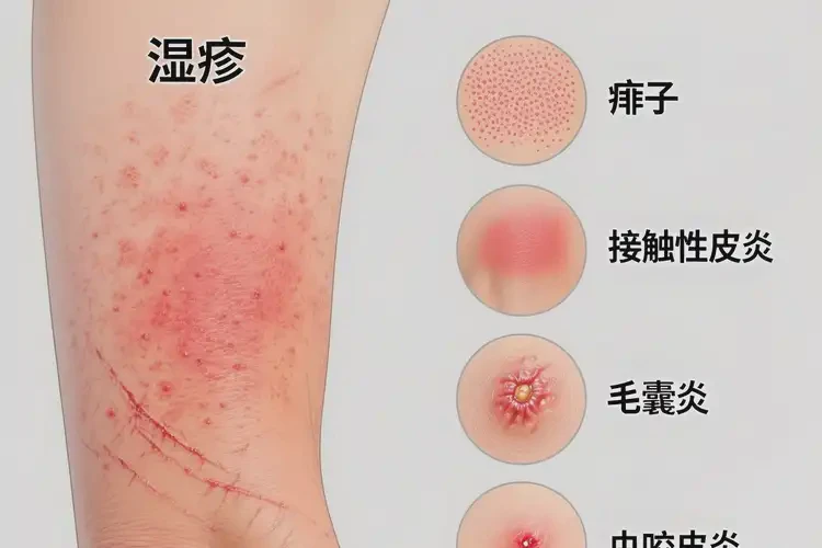 产妇手臂上出湿疹能治好吗(图2)