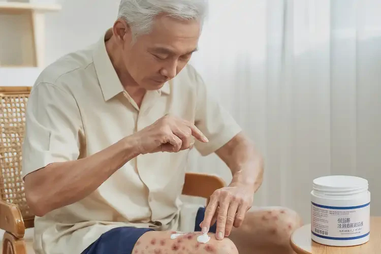 老年人小腿长湿疹不管它会自己痊愈吗(图2)