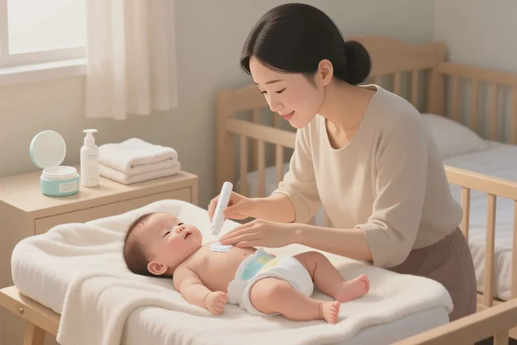 小孩肚子有湿疹可以治愈吗(图1)