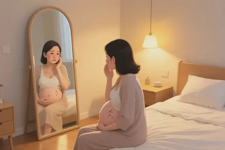 哺乳期妈妈面部容易起湿疹能彻底自愈吗(图1)