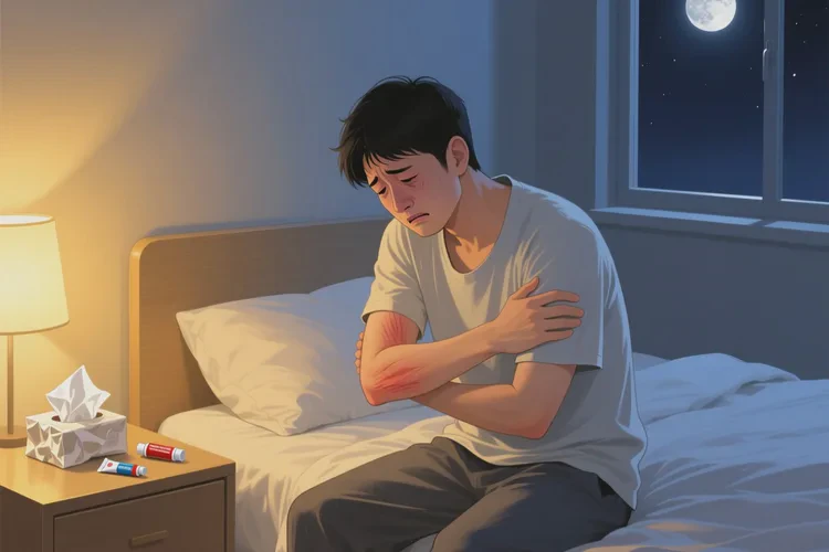 男生全身经常起湿疹可以治愈吗(图1)