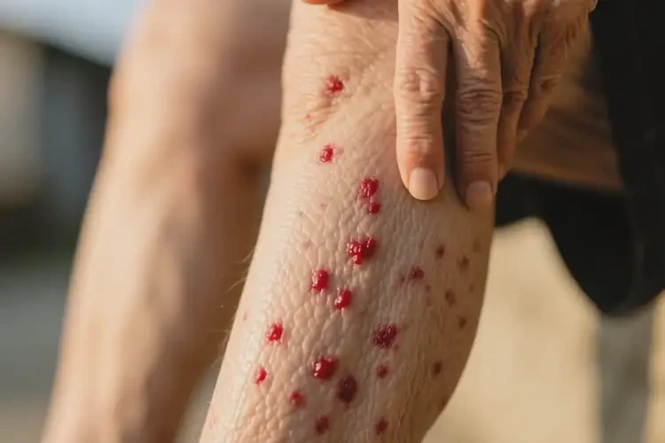 老人小腿上经常长湿疹能治好吗(图2)