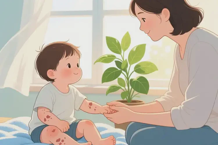 少儿全身经常长湿疹能治好吗(图4)