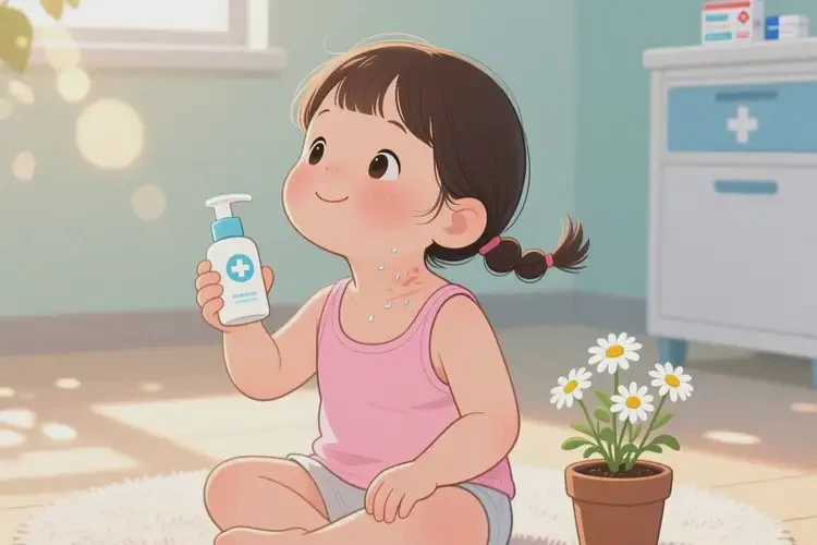 儿童脖子容易起湿疹能治好吗(图2)