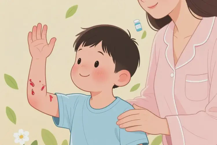 孩子手臂经常起湿疹能治好吗(图4)