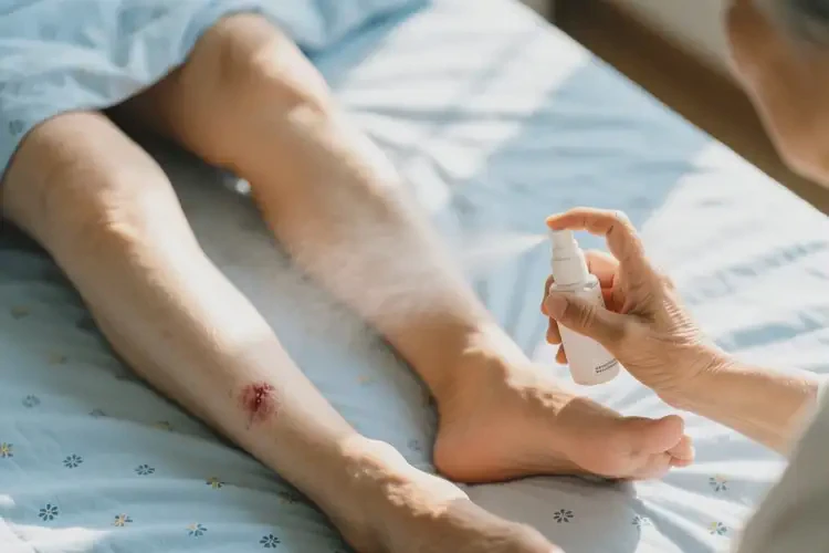 老年人小腿长湿疹能治好吗(图1)