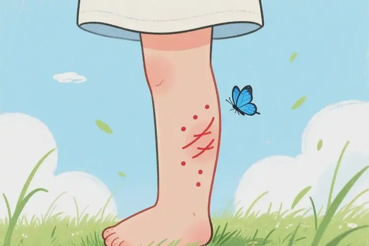 少儿小腿长湿疹能治好吗(图2)