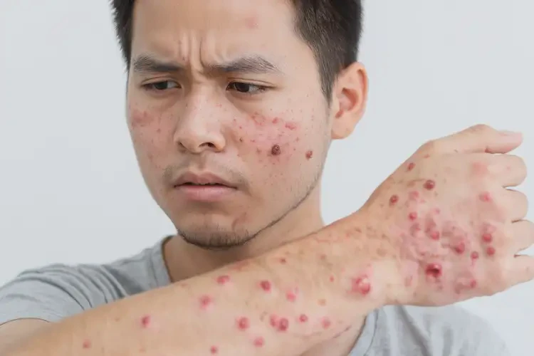 青年人身上容易长湿疹可以彻底自愈吗(图2)