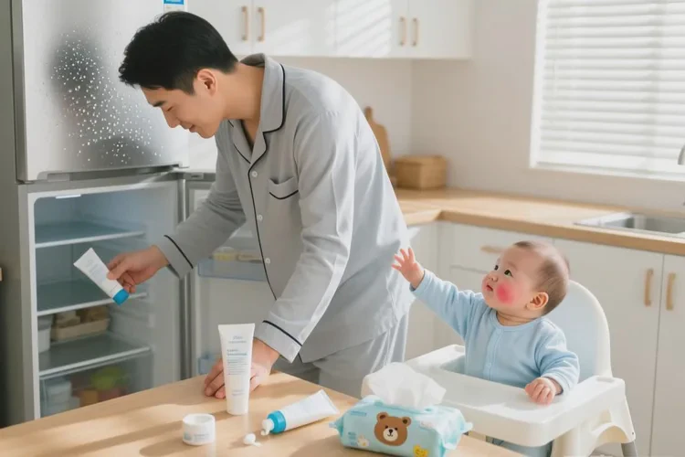 宝宝脸上长湿疹可以治愈吗(图2)