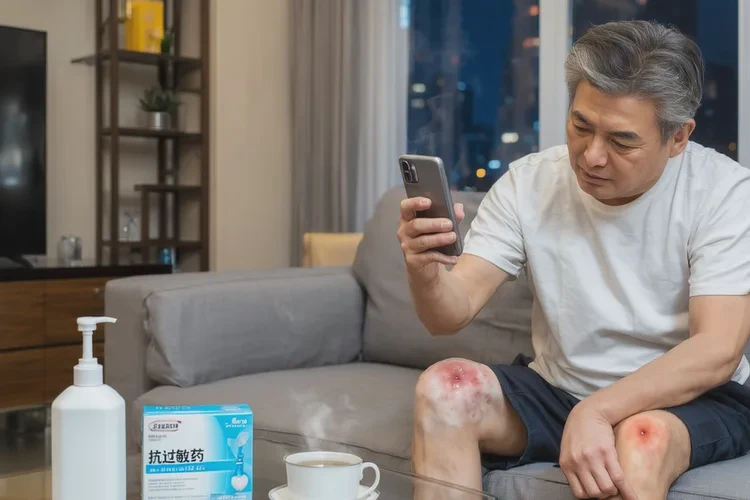 男性小腿上出湿疹能治愈吗(图1)