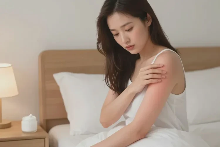 女人四肢容易起湿疹能靠自己自愈吗(图1)