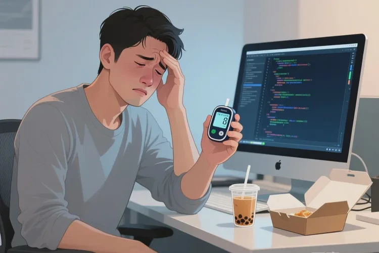 28岁空腹血糖30.5是怎么回事(图1)