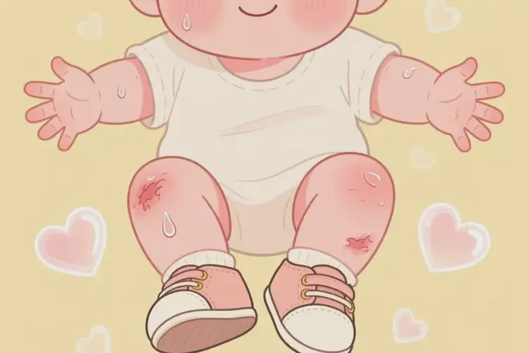 婴幼儿四肢偶尔起湿疹能治好吗(图1)