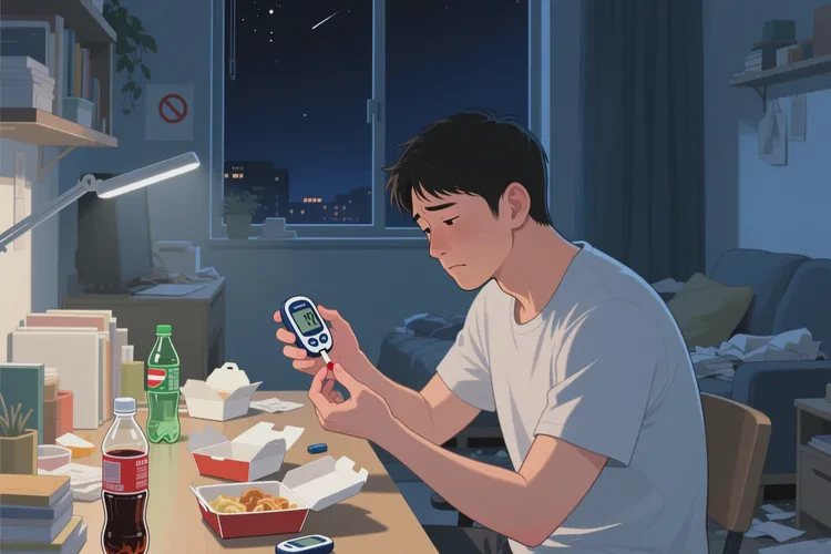 28岁晚上血糖17.6是怎么回事(图1)