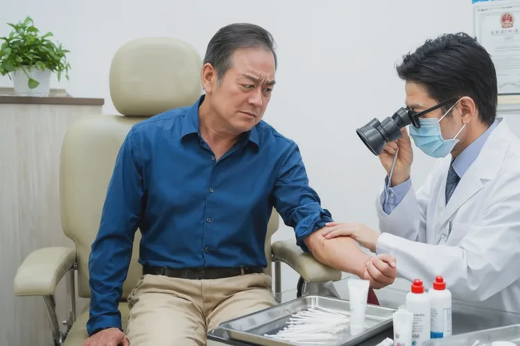 男性屁股长湿疹可以治愈吗(图2)