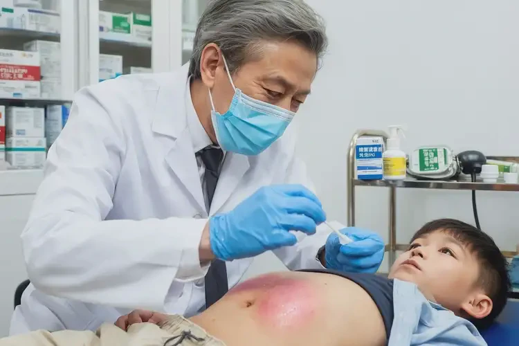 儿童肚子起湿疹能治好吗(图3)