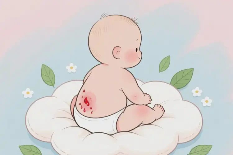 宝宝屁股上有湿疹能治好吗(图3)