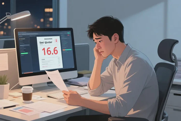 28岁空腹血糖16点6是怎么回事(图1)