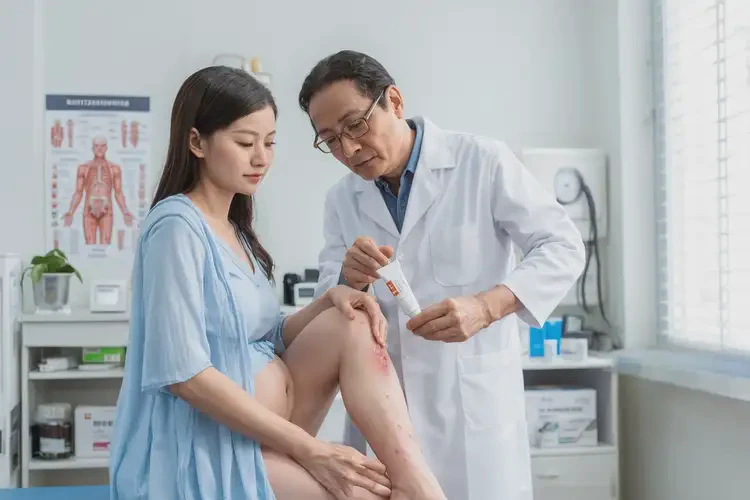 产妇大腿出湿疹能治好吗(图1)