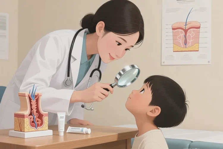 孩子脖子容易长湿疹可以治愈吗(图2)