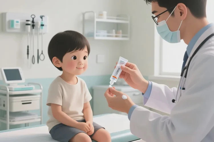 孩子脖子长湿疹可以治愈吗(图2)