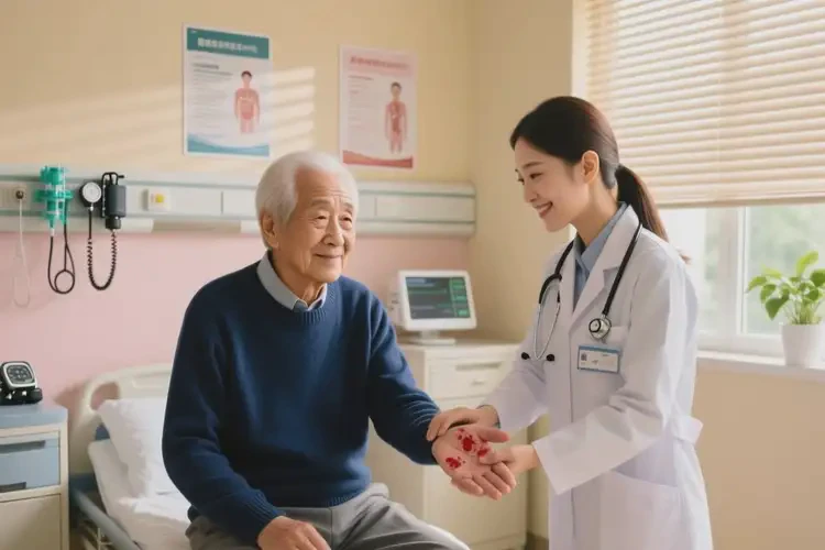 老年人手上经常长湿疹能治好吗(图1)