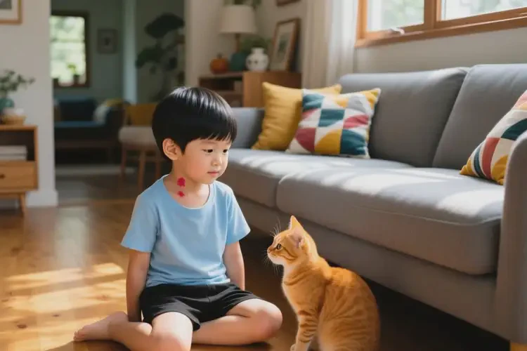 儿童脖子上偶尔长湿疹可不可以彻底自愈(图2)