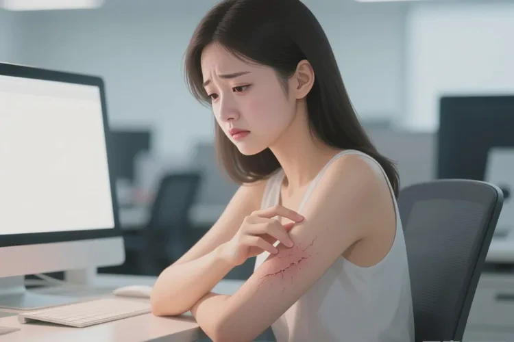 女人手臂容易起湿疹能靠自己自愈吗(图4)