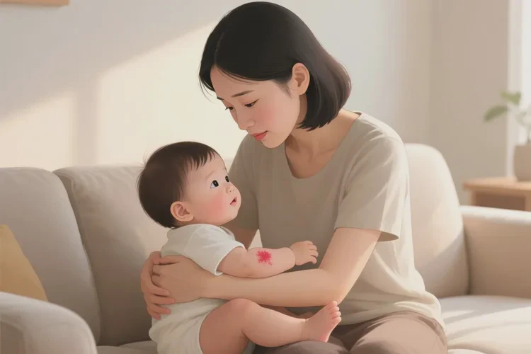 宝宝手臂起湿疹可以治愈吗(图1)