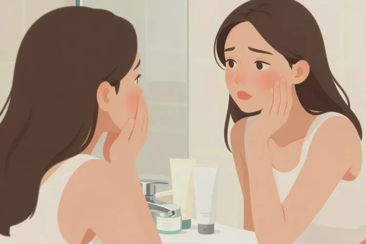 女人面部出湿疹能靠自己自愈吗(图1)