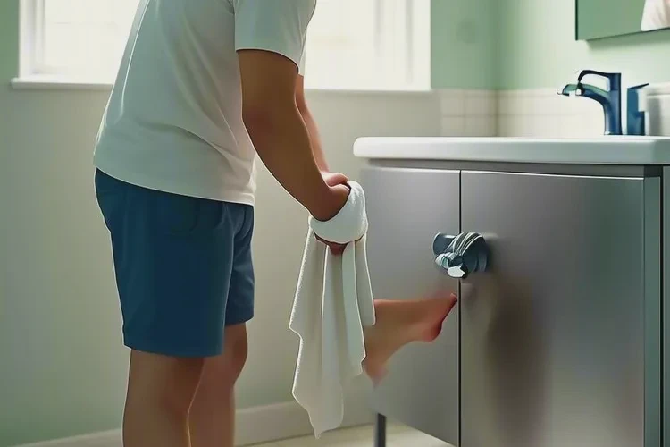 男生脚上容易长湿疹可以治愈吗(图2)