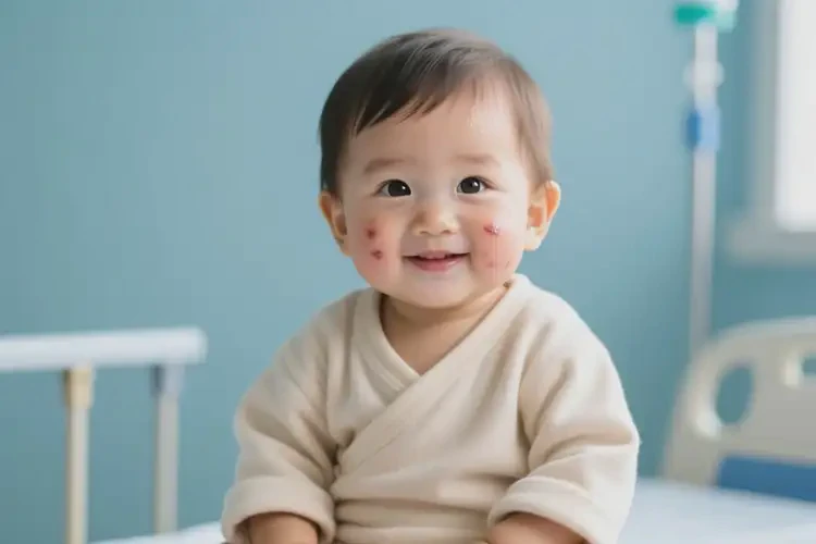 儿童脸上有湿疹能治好吗(图4)