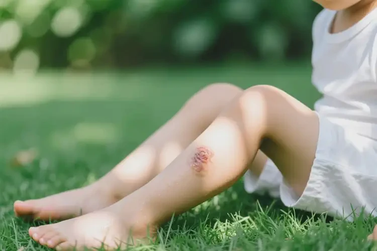 孩子小腿上长湿疹能治好吗(图2)