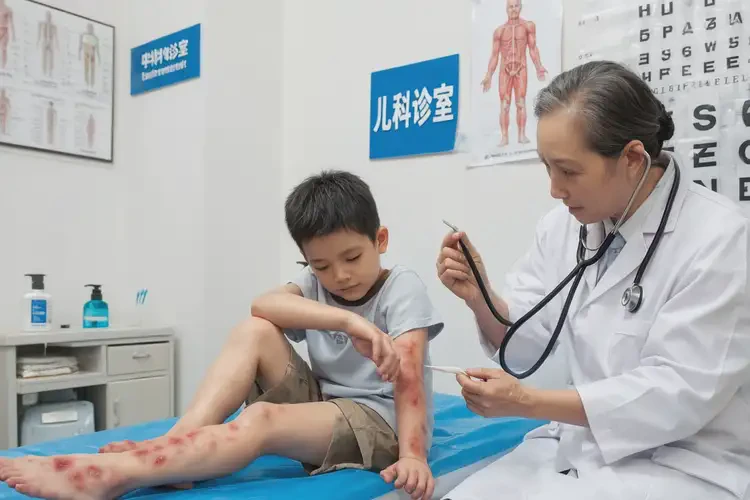 少儿四肢长湿疹能治好吗(图4)