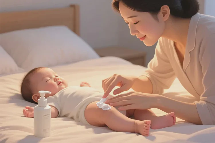 宝宝小腿上有湿疹可以治愈吗(图1)