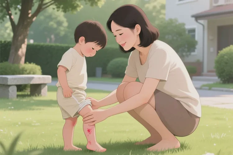 孩子身上偶尔长湿疹可以治愈吗(图1)